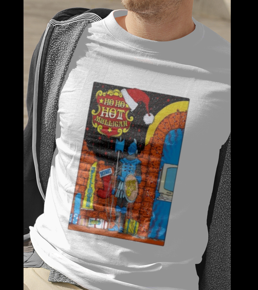 Ho Ho Ho Hot Mulligan Dec 6th 2025 The Fillmore Detroit Knight And Santa Hat T-Shirt