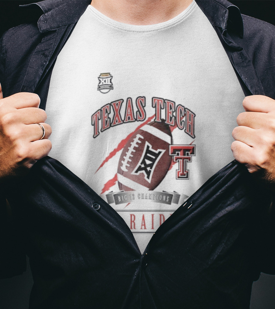 Texas Tech Red Raiders Big 12 Football Champions 2025 T-Shirt