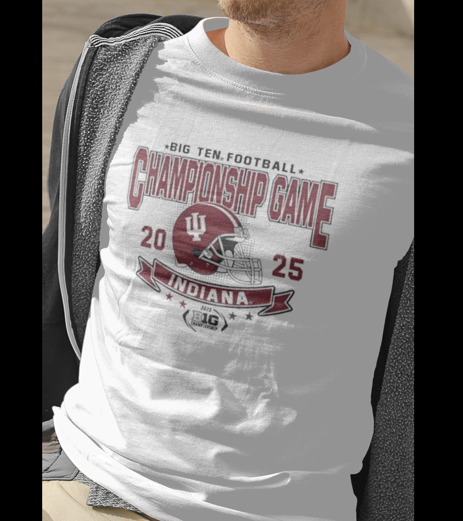 Indiana Hoosiers 2025 Big Ten Football Championship Game T-Shirt
