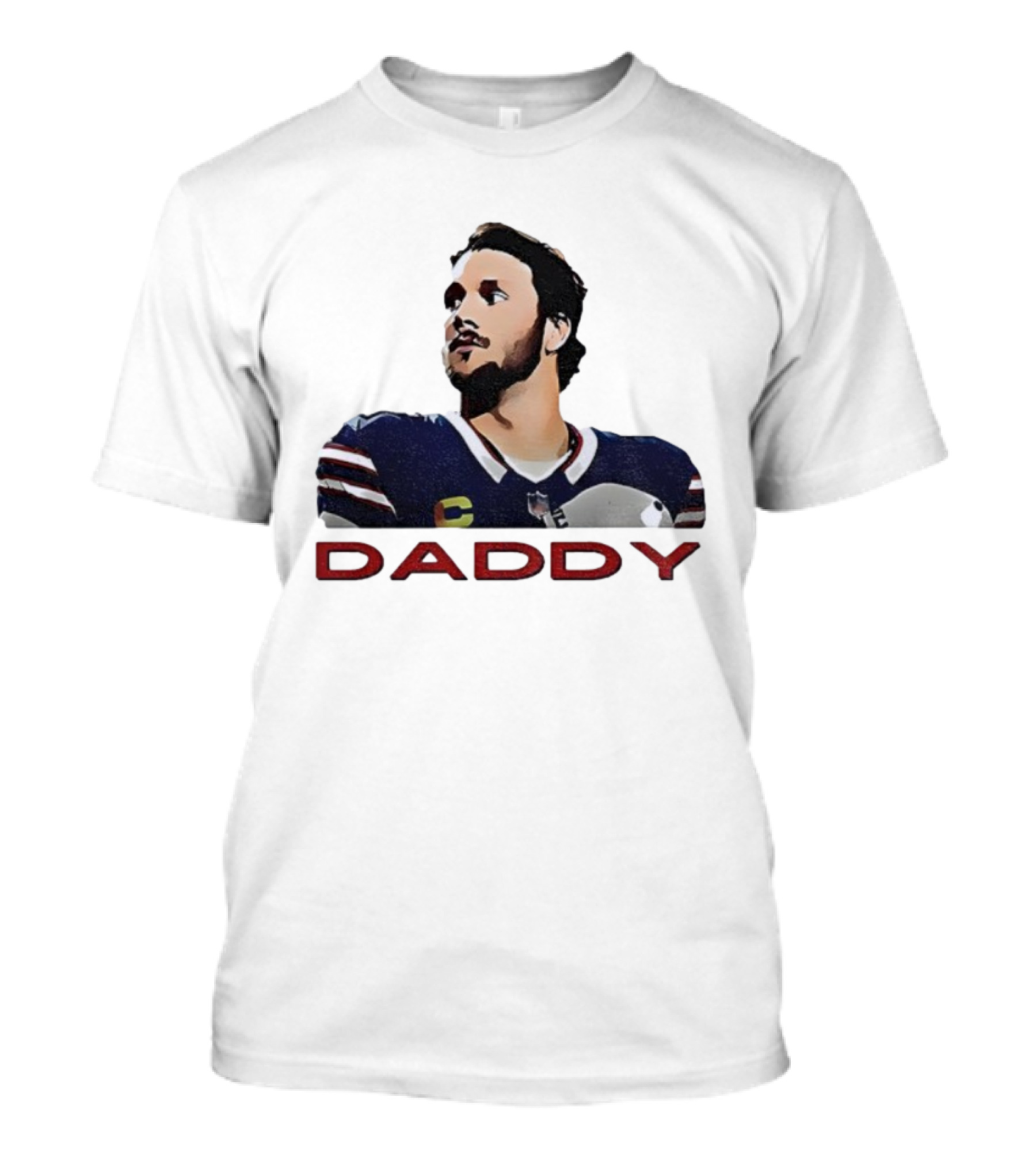 Josh Allen Daddy Buffalo Bills Quarterback NFL T-Shirt