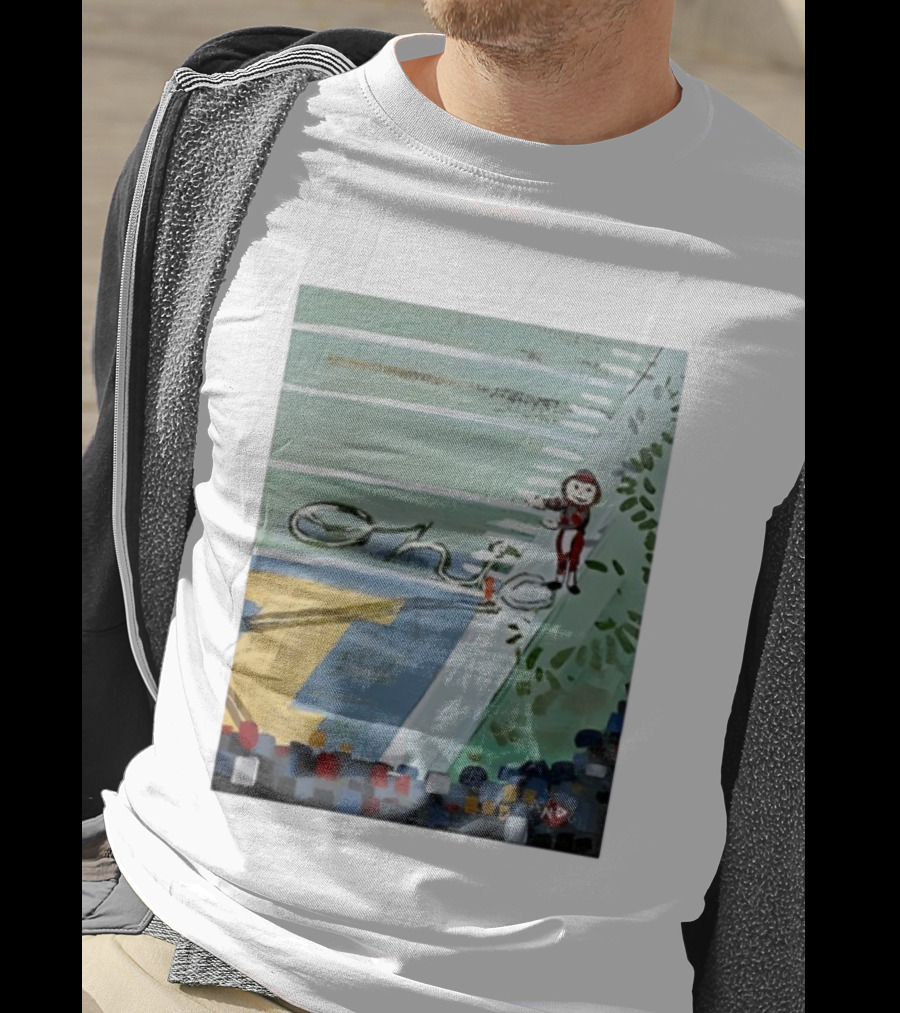 Ohio State Buckeyes Brutus Snow Angel Big House Rivalry Michigan T-Shirt