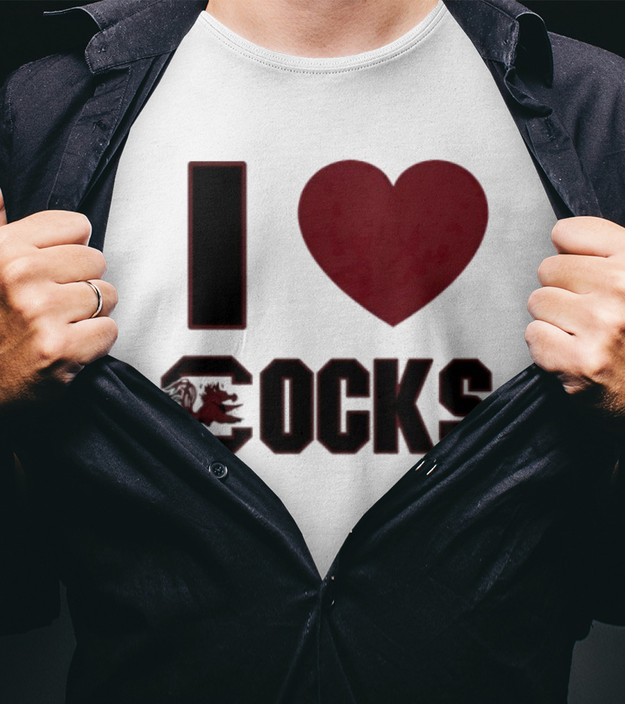 South Carolina Gamecocks I Heart Cocks T-Shirt