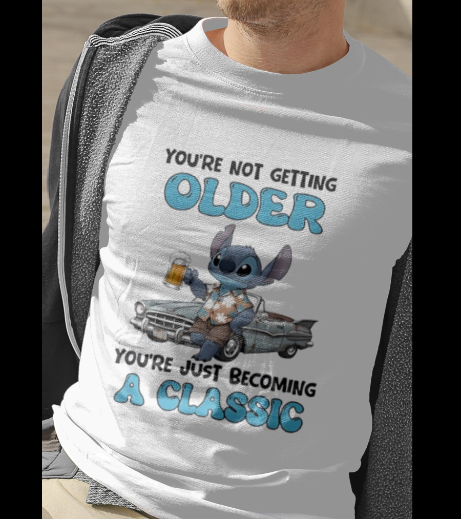 Stitch You're Not Getting Older You're Just Becoming A Classic Popsicle Outfit T-Shirt