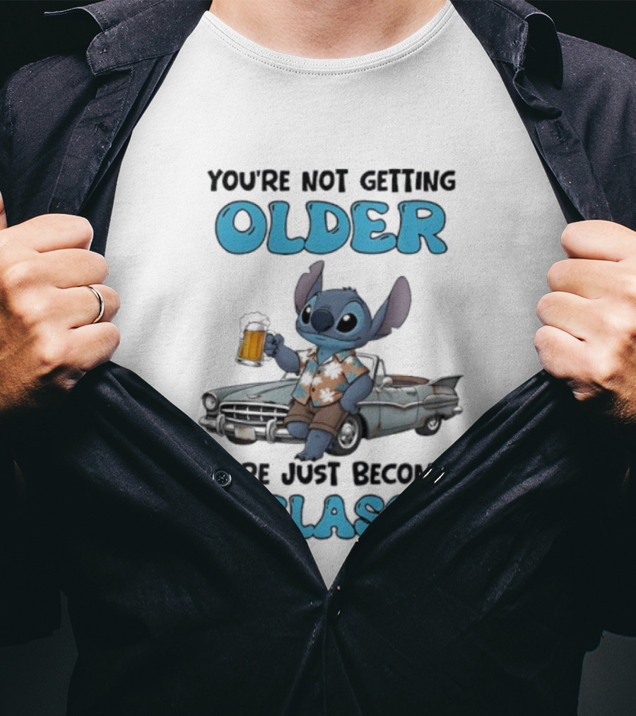Stitch You're Not Getting Older You're Just Becoming A Classic Popsicle Outfit T-Shirt