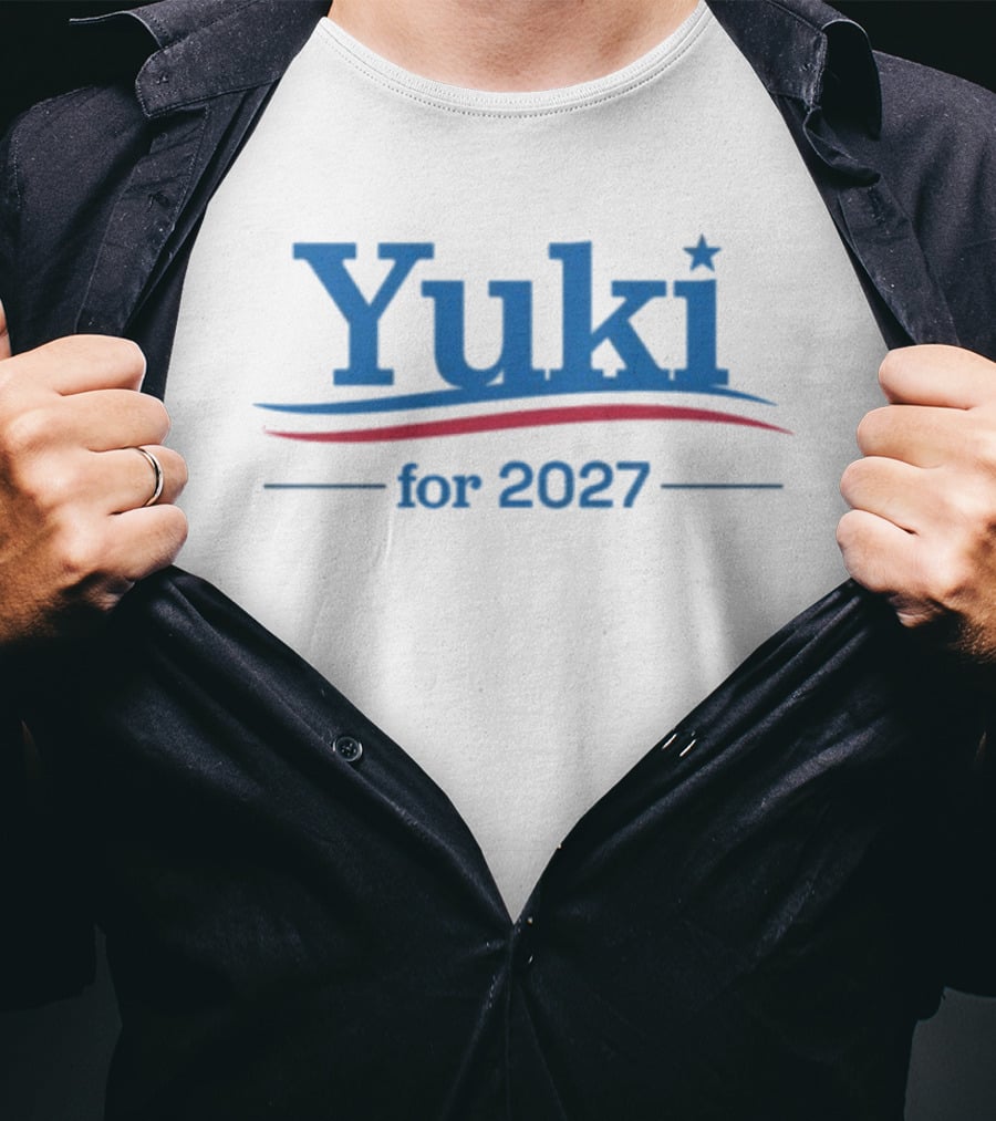 Yuki Tsunoda 2027 Campaign Star Blue Red T-Shirt