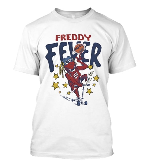 Freddy Fever Indiana Fever Mascot Basketball Stars Scooter T-Shirt