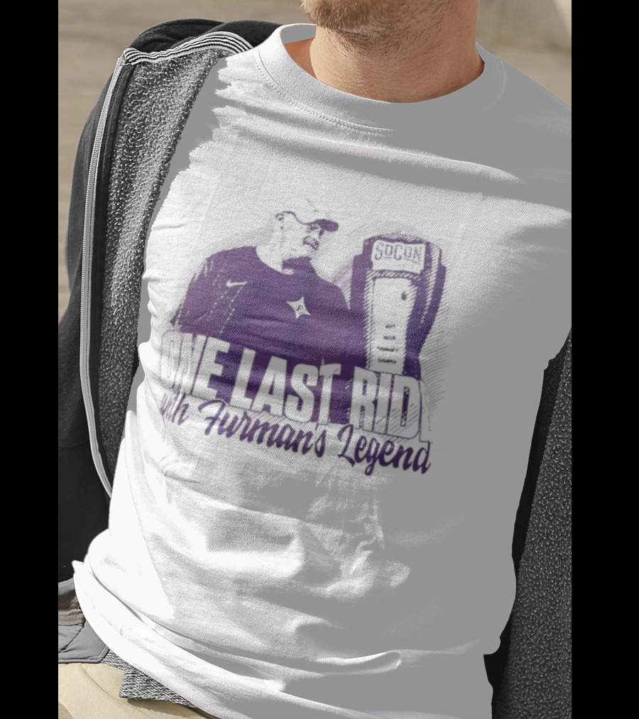 Furman Paladins Football One Last Ride SoCon 2023 Furman’s Legend T-Shirt