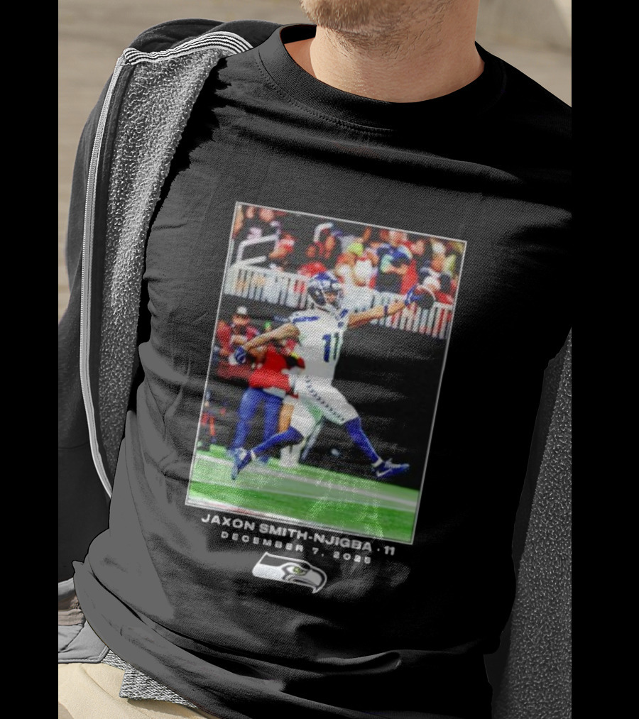 Seattle Seahawks Jaxon Smith-Njigba December 7 2025 NFL Action T-Shirt