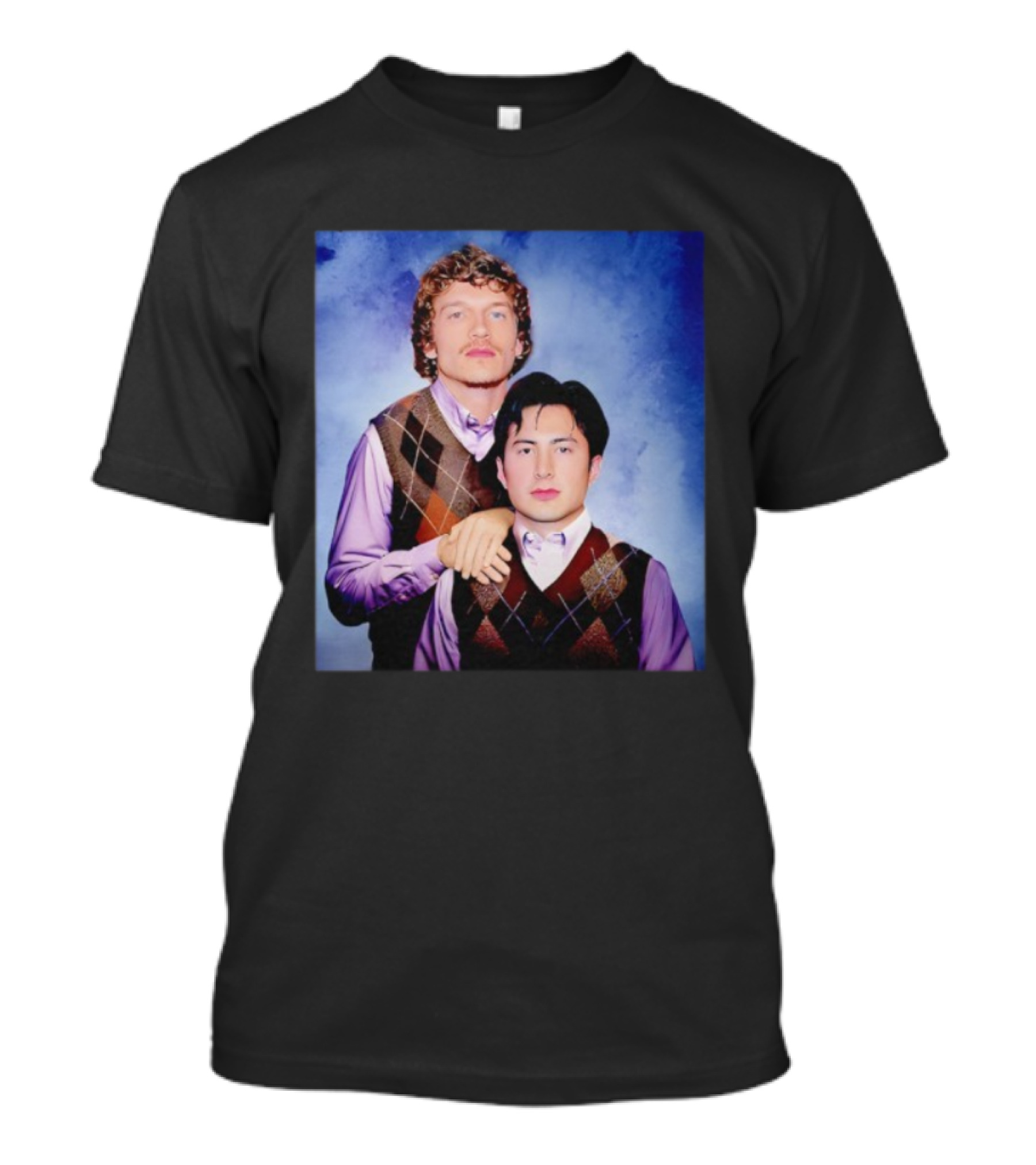 Shane Hollander Ilya Rozanov Step Brothers Argyle Sweaters Portrait T-Shirt