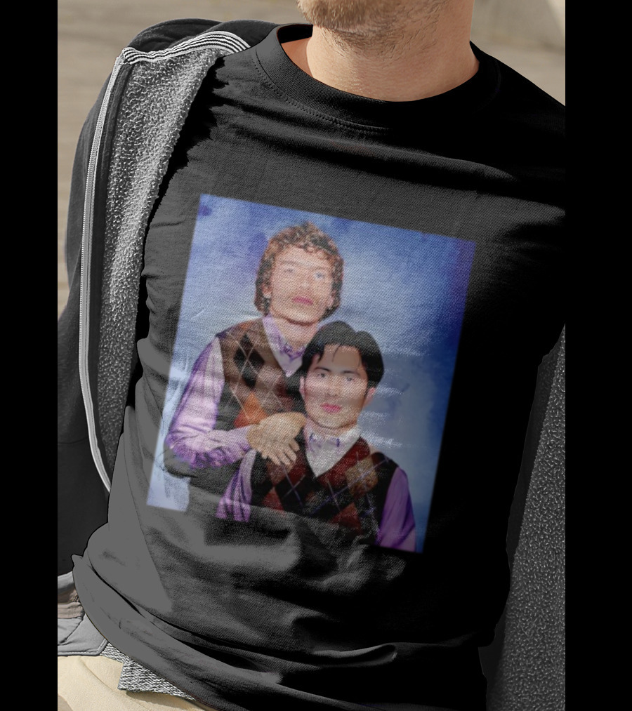 Shane Hollander Ilya Rozanov Step Brothers Argyle Sweaters Portrait T-Shirt