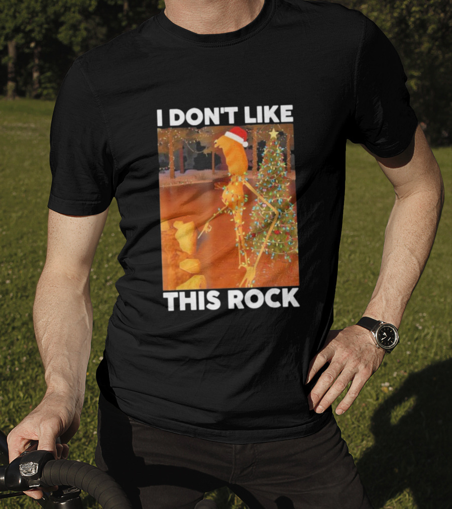 Marcus The Worm Christmas I Don’t Like This Rock T-Shirt
