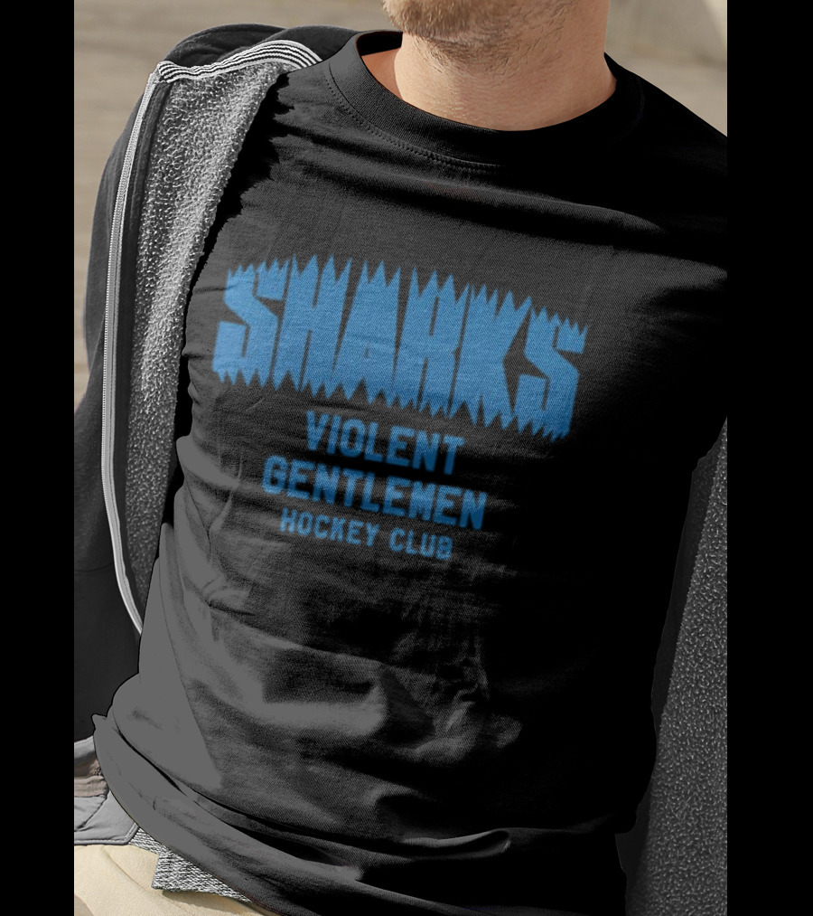 San Jose Sharks Violent Gentlemen Hockey Club T-Shirt