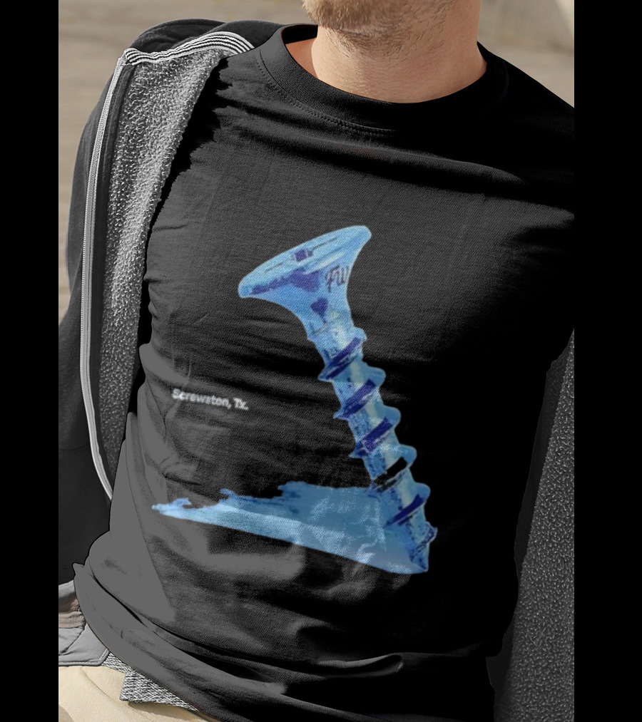 Screwston TX FWY Blue Ice Screw T-Shirt