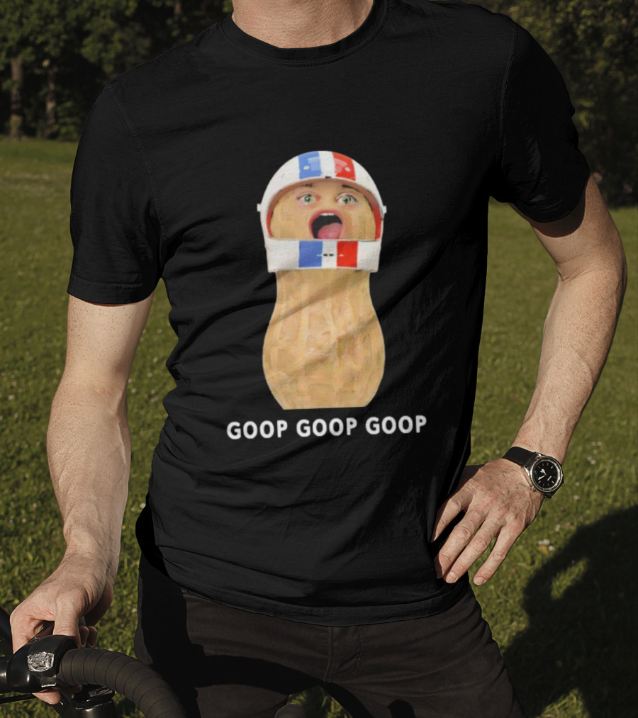 Goop Goop Goop Peanut Football Helmet T-Shirt