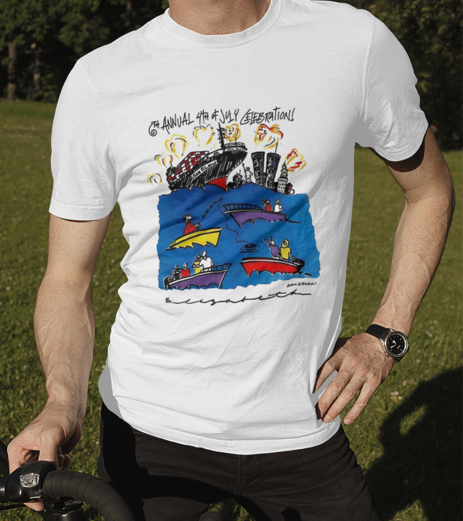 6th Annual 4th Of July Celebration Fireworks And Boating Event T-Shirt
