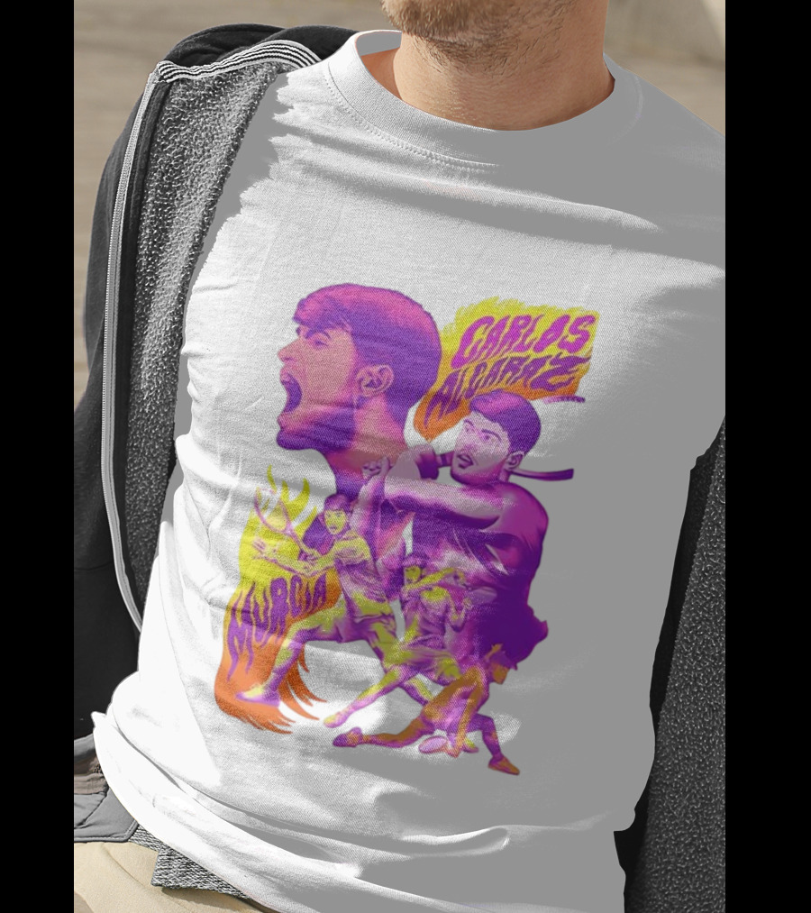 Carlos Alcaraz Murcia Tennis Legend Illustrated Champion T-Shirt