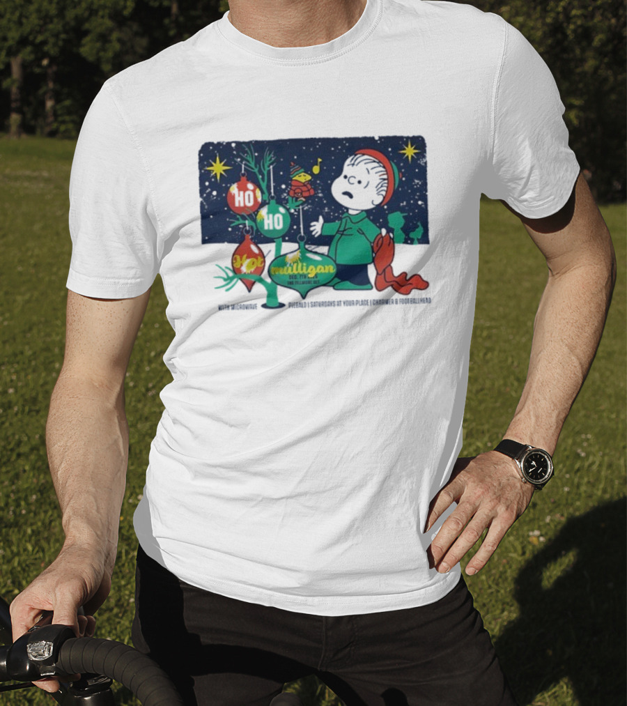 Charlie Brown Woodstock Ho Ho Hot Mulligan Detroit Michigan 2025 Night 2 VIP Peanuts The Fillmore One T-Shirt
