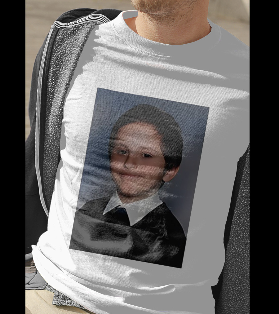 David Vujanic Awkward School Photo Meme Expression T-Shirt