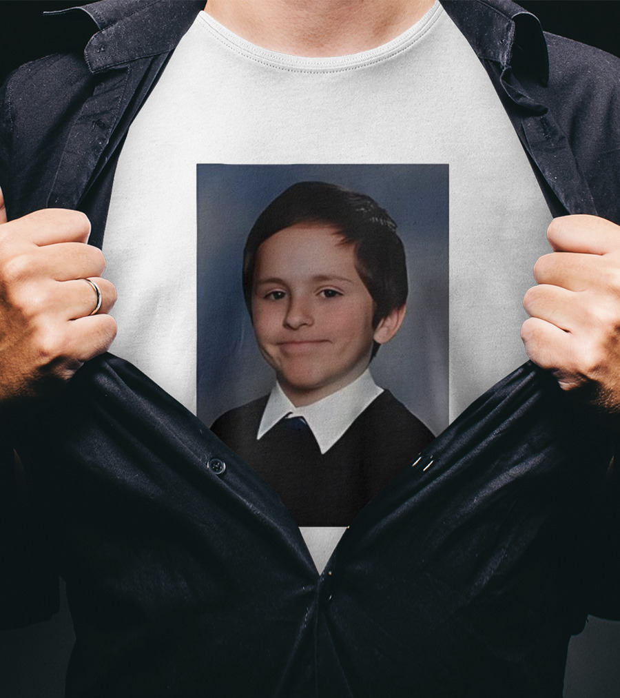David Vujanic Awkward School Photo Meme Expression T-Shirt