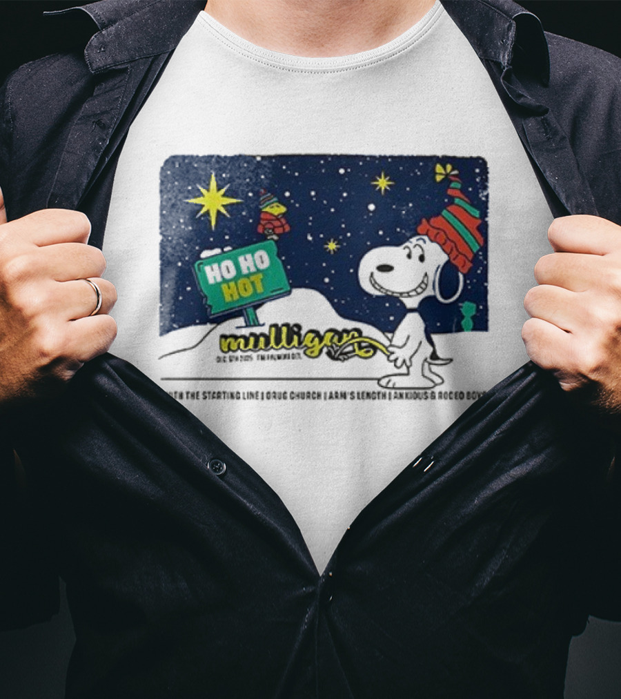 I Drug Church Ho Ho Hot Peanuts Snoopy Charlie Brown Mulligan Detroit Michigan T-Shirt