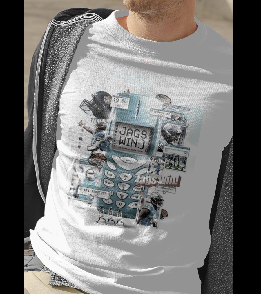 Nokia Jacksonville Jaguars Celebration Vintage Phone Style T-Shirt