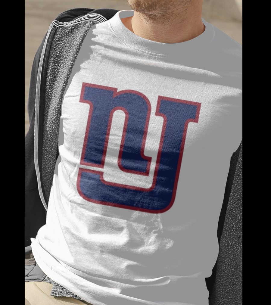 New York Giants NY Style Twist Iconic Emblem Football Team T-Shirt