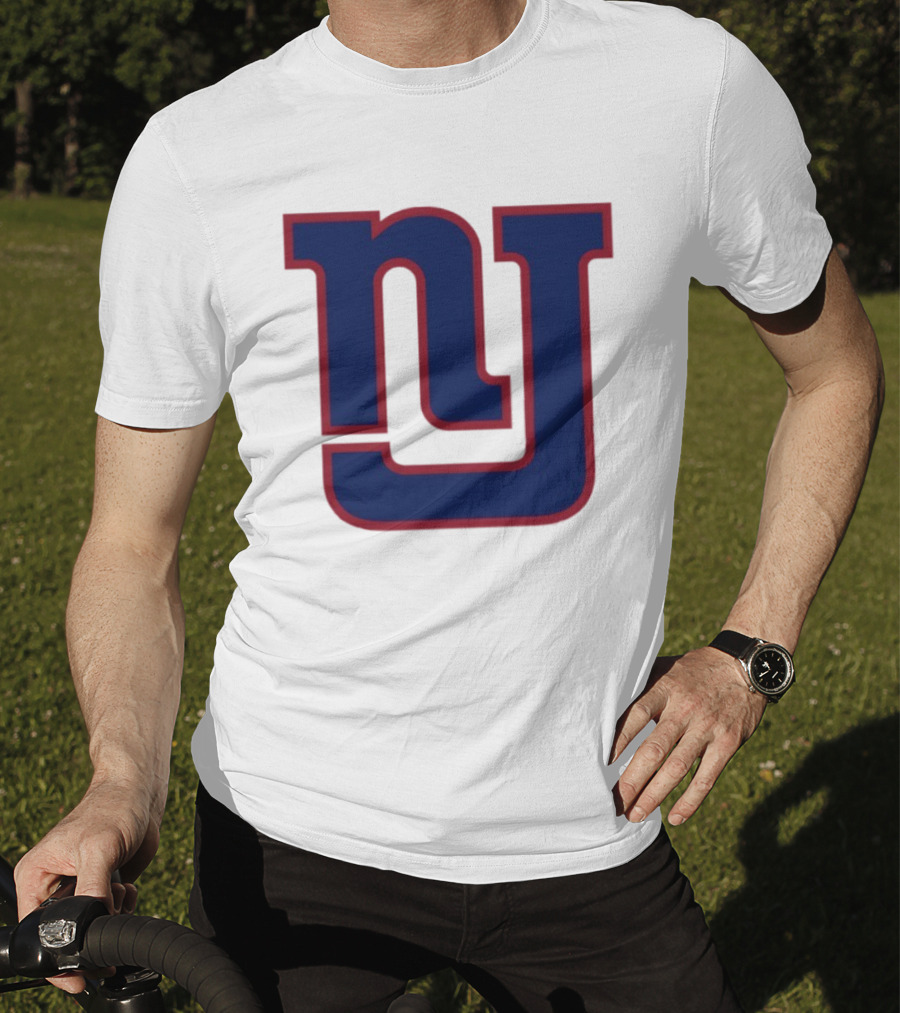 New York Giants NY Style Twist Iconic Emblem Football Team T-Shirt
