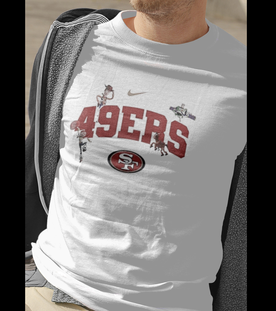 San Francisco 49ers 49ERS Toy Story Characters Nike Football Graphics T-Shirt