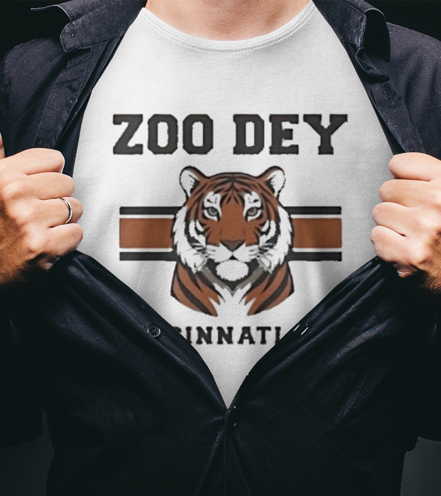 Cincinnati Zoo Tiger Zoo Dey T-Shirt