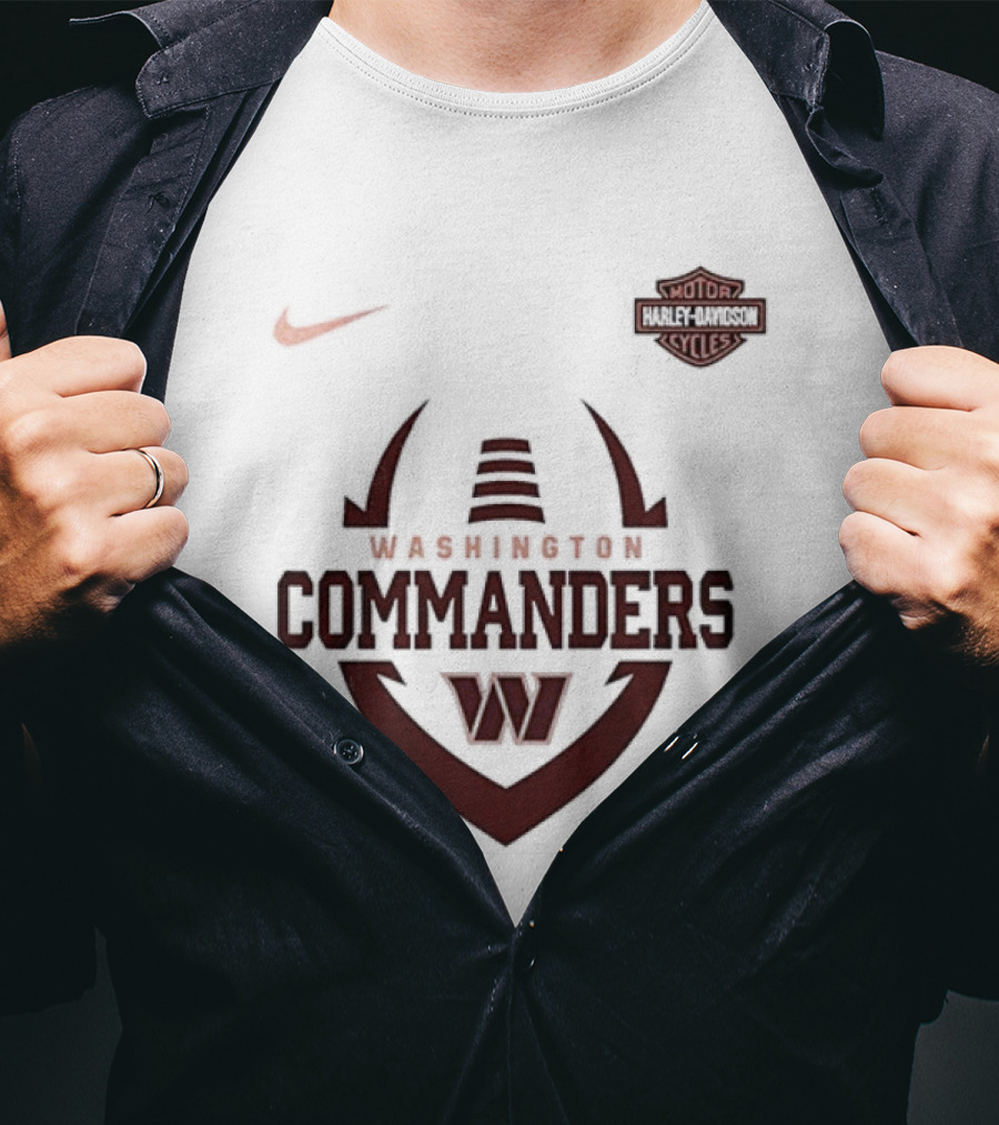 Washington Commanders Snoopy Harley Davidson Live To Ride Ride To Live T-Shirt