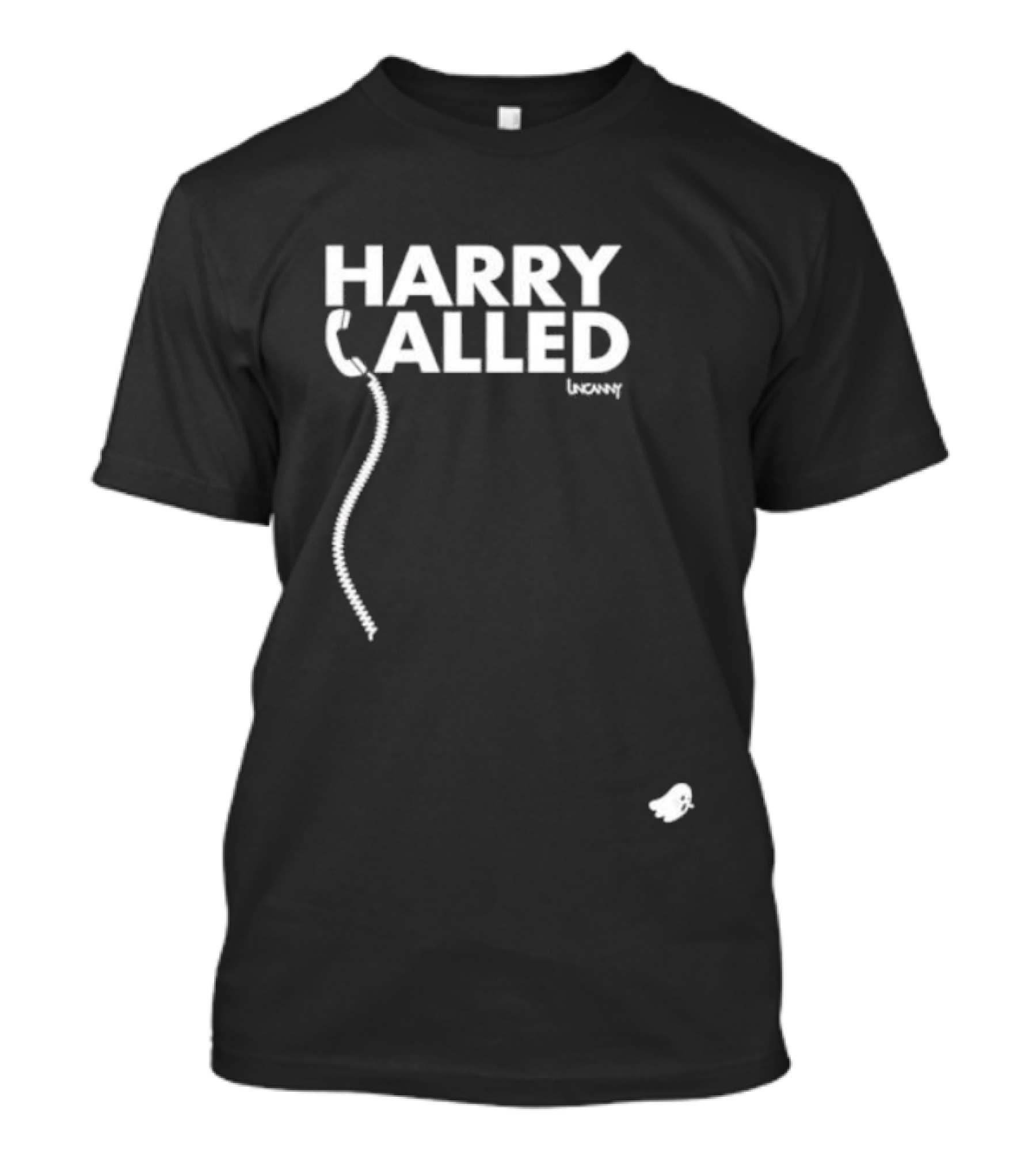Harry Called Phone Receiver Ghost Imagery T-Shirt