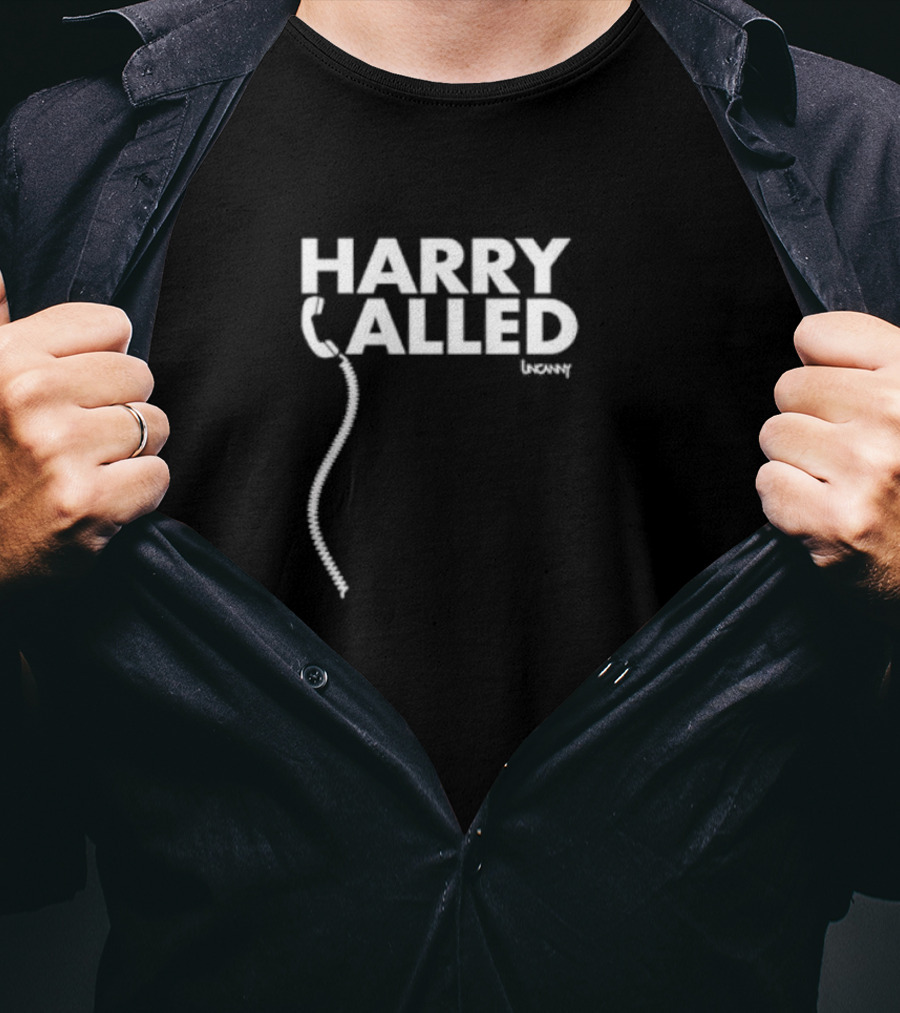 Harry Called Phone Receiver Ghost Imagery T-Shirt