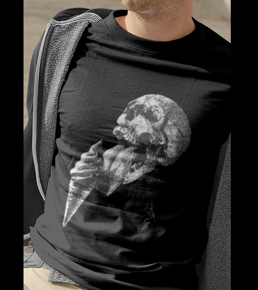 Laura Jane Grace Mississippi Medicals Skull And Ice Cream Cone Concept T-Shirt