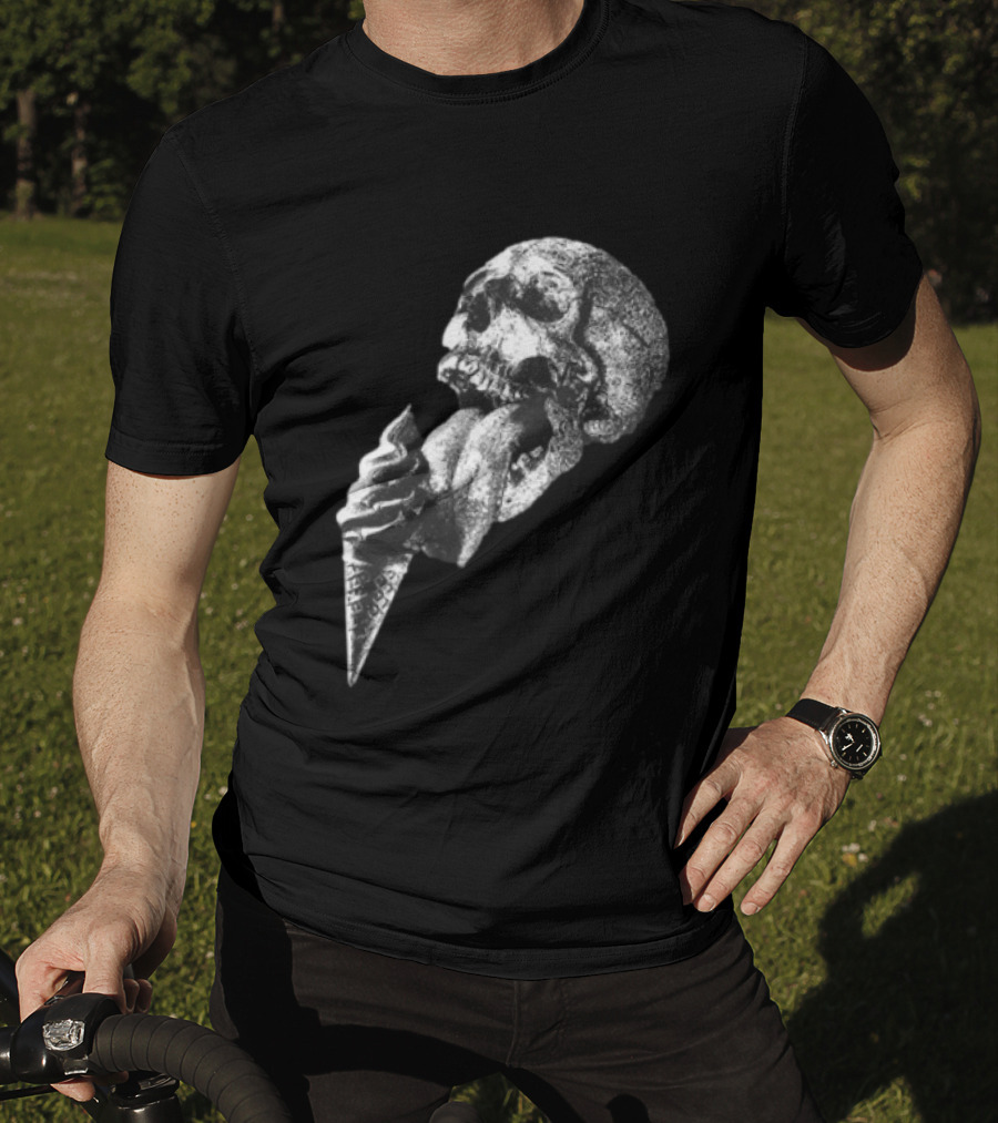 Laura Jane Grace Mississippi Medicals Skull And Ice Cream Cone Concept T-Shirt