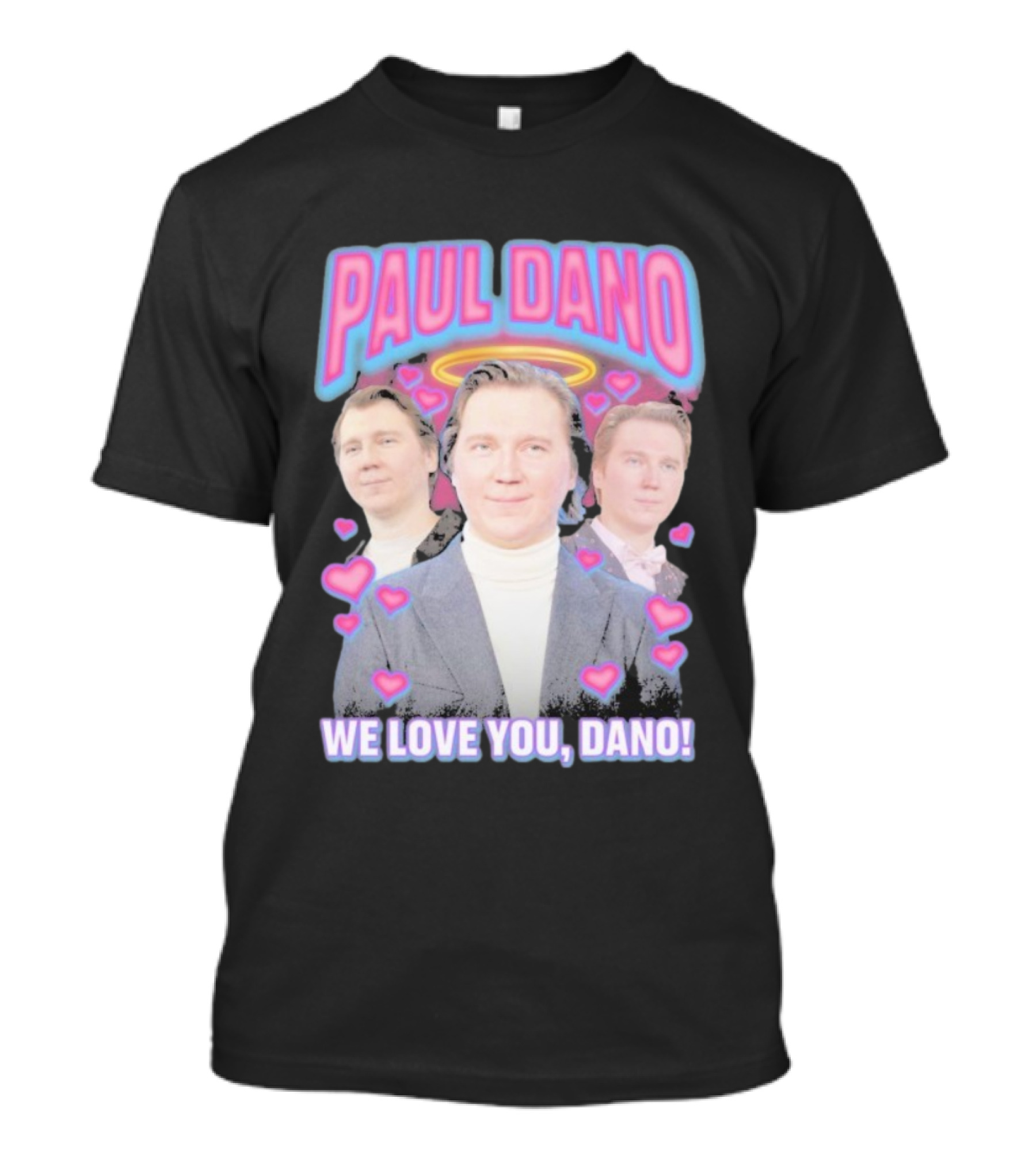 Paul Dano Halo Hearts We Love You Dano T-Shirt