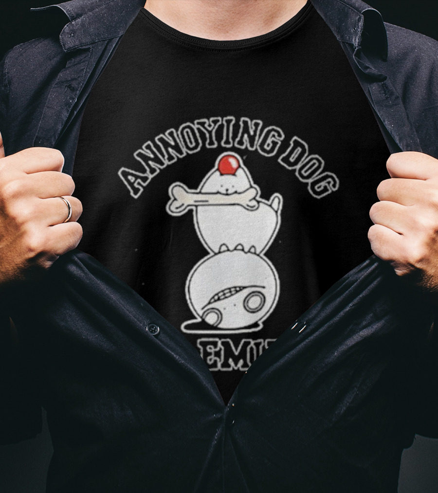 Undertale X Square Enix Annoying Dog Emil Crossover Collaboration T-Shirt