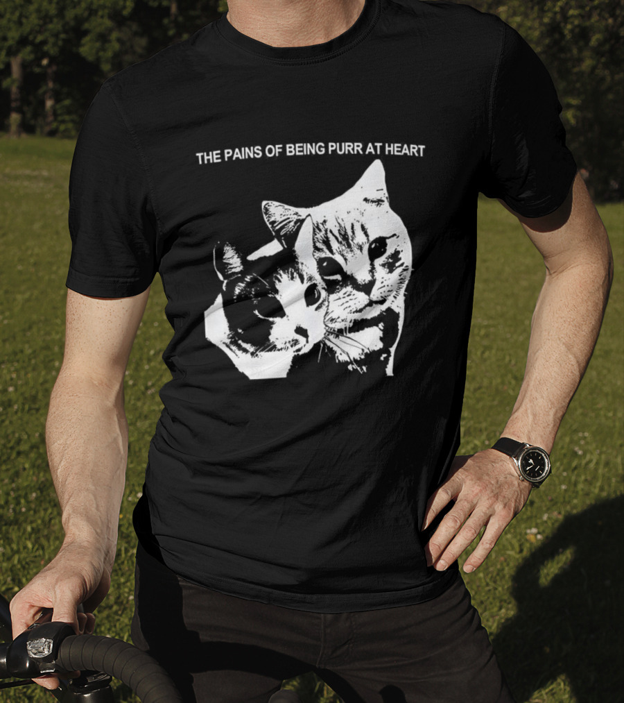 The Pains Of Being Pure At Heart Cat Faces T-Shirt