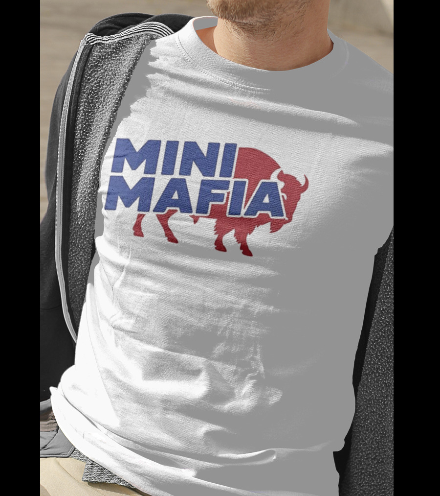 Buffalo Bills Mini Mafia Fan Gear Football Enthusiast Apparel T-Shirt