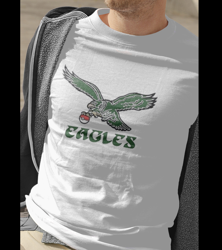 Philadelphia Eagles Pokemon Collaboration Fan Gear T-Shirt