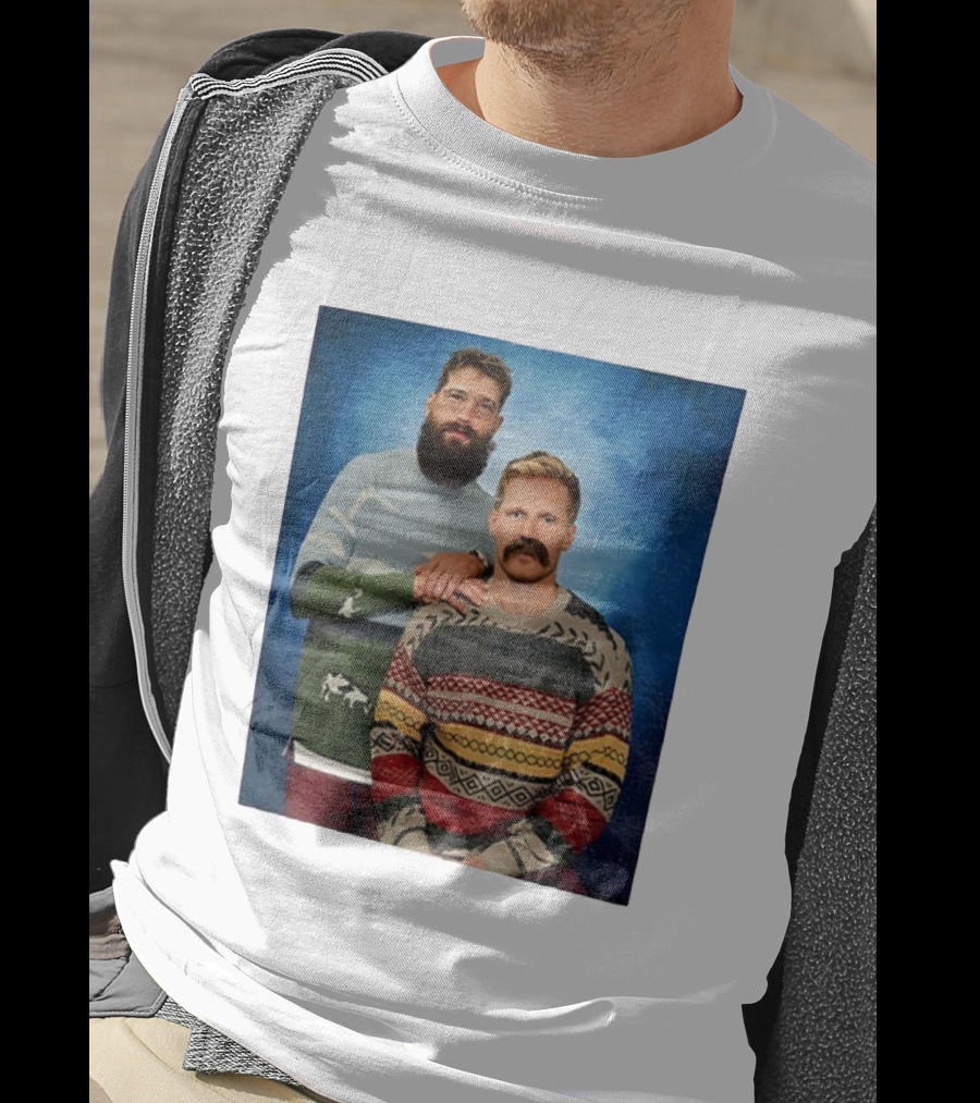 Gabriel Landeskog Brent Burns Stepbrothers Colorado Avalanche Hockey Merry Christmas T-Shirt