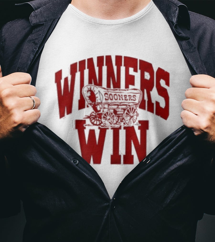 Oklahoma Sooners Winners Win Football Success T-Shirt