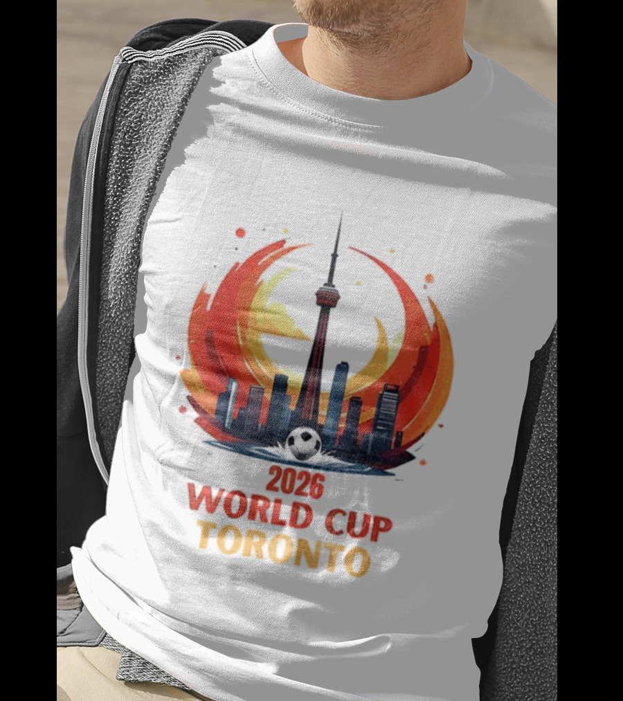 2026 World Cup Toronto CN Tower Skyline Event T-Shirt
