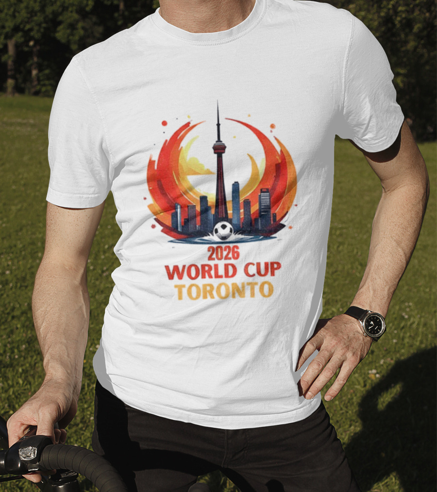 2026 World Cup Toronto CN Tower Skyline Event T-Shirt
