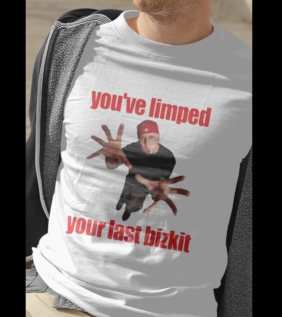 You’ve Limped Your Last Bizkit Red Cap Nu Metal Style T-Shirt
