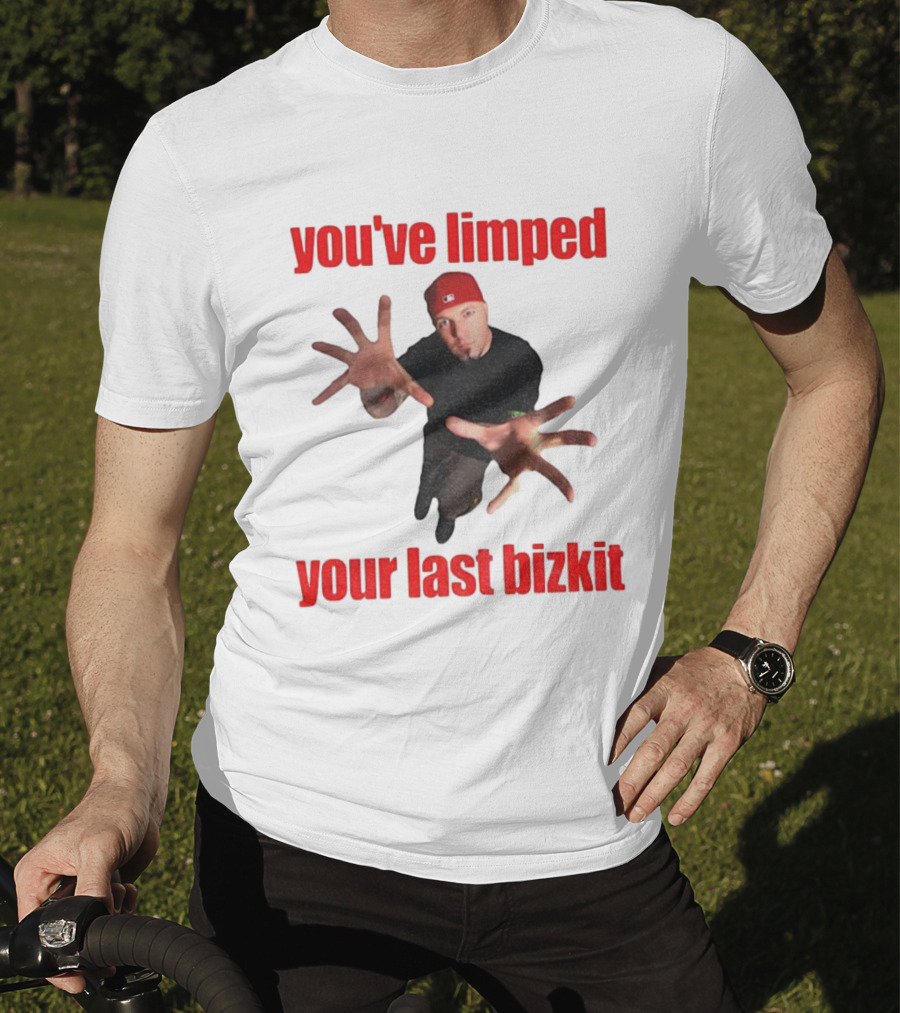 You’ve Limped Your Last Bizkit Red Cap Nu Metal Style T-Shirt