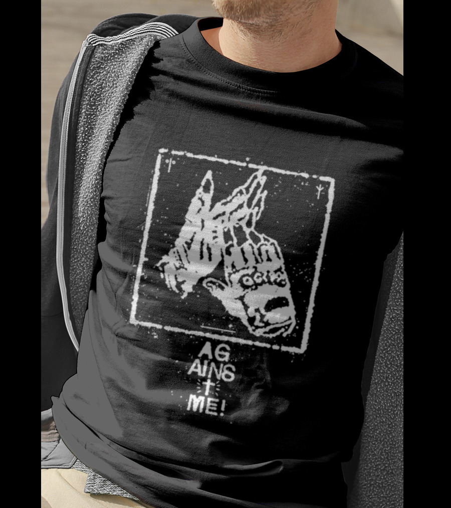 Against Me! Gloves Hands Graphic Print T-Shirt