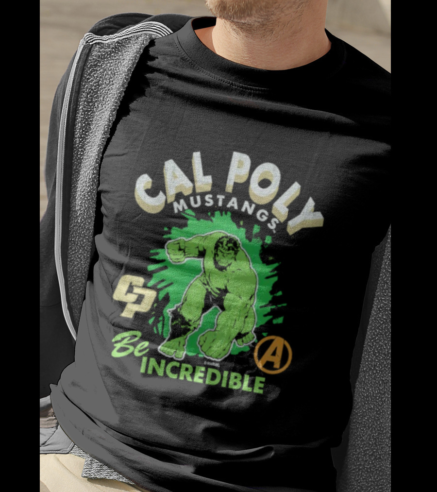 Cal Poly Mustangs Be Incredible Hulk Avengers T-Shirt