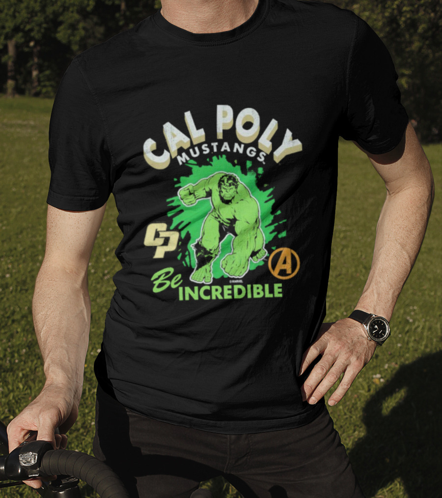 Cal Poly Mustangs Be Incredible Hulk Avengers T-Shirt
