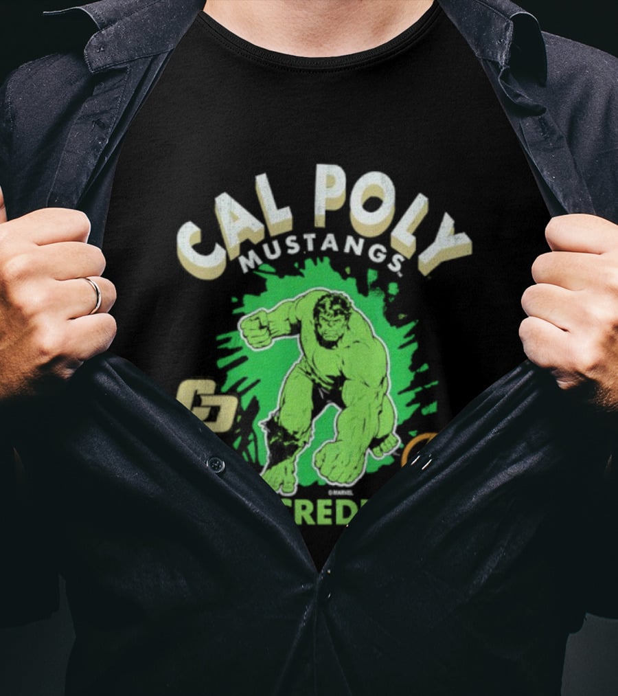 Cal Poly Mustangs Be Incredible Hulk Avengers T-Shirt