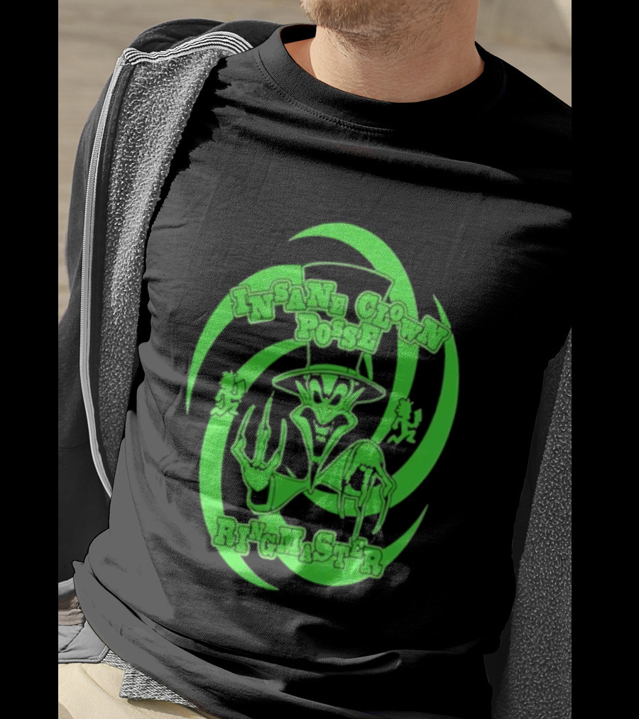 Insane Clown Posse Ringmaster Neon Green Logo T-Shirt